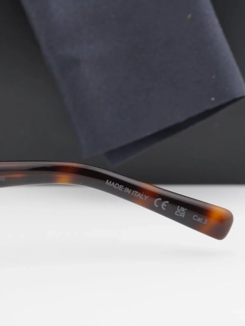 Saint Laurent SLM130/F 004 Rectangle Sunglasses - Havana/Brown - Picture 9 of 11
